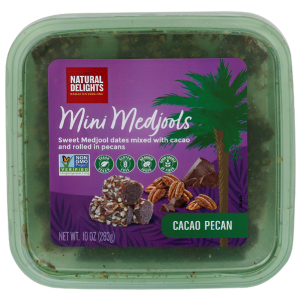Natural Delights Cacao With Pecans Medjool Date Rolls