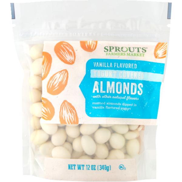 Sprouts Vanilla Flavored Yogurt Covered Almonds