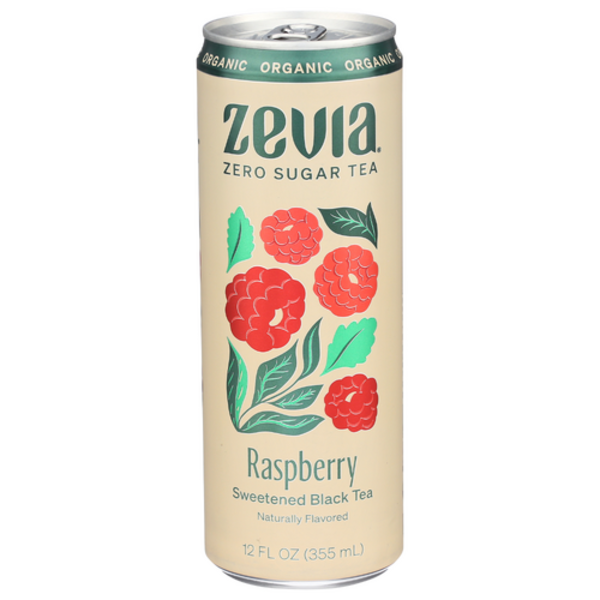 Zevia Organic Sweetened Raspberry Black Tea