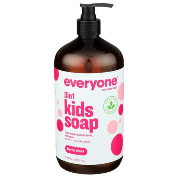 Everyone Berry Blast 3 In 1 Kids Soap