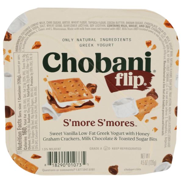 Chobani S'mores S'mores Flip Greek Yogurt