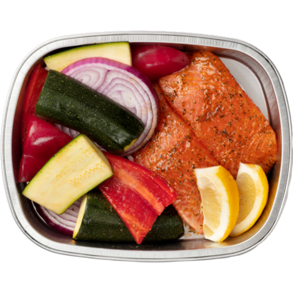 Sprouts Citrus Herb Salmon One Pan Meal