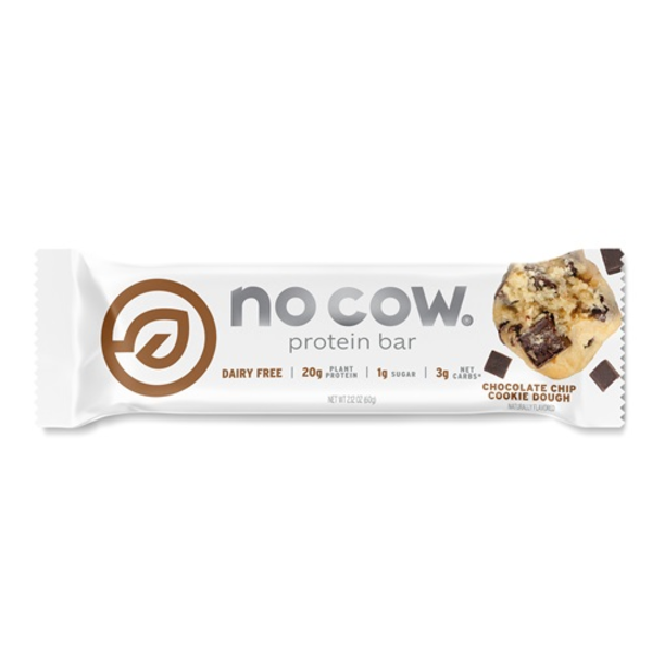 No Cow Chocolate Chip Cookie Dough Protein Bar