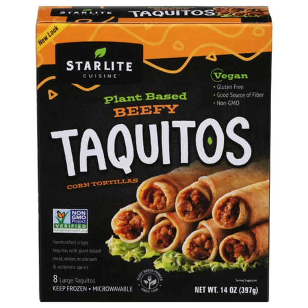Starlite Plant Based Beefy Taquitos