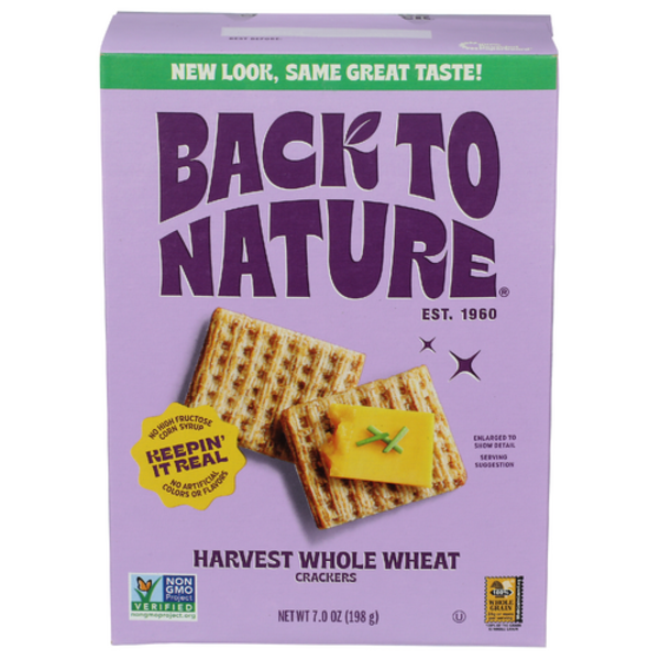 Back To Nature Harvest Whole Wheat Crackers