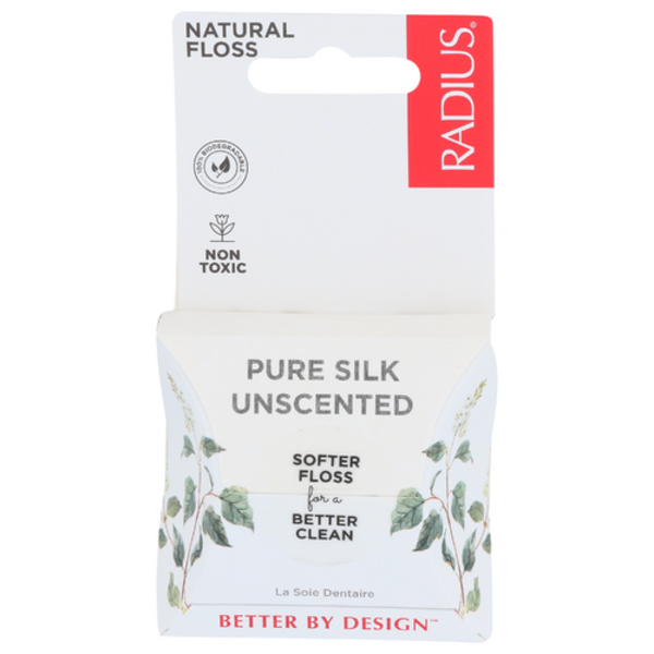 Radius Pure Silk Unscented Natural Floss