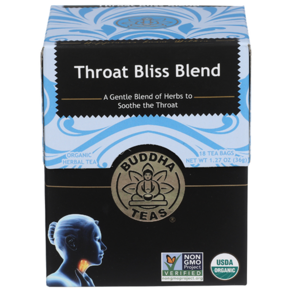 Buddha Teas Organic Throat Bliss Blend Tea