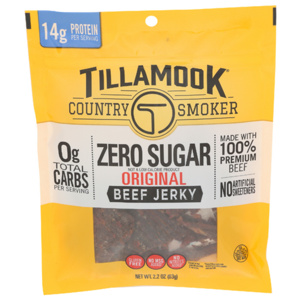 Tillamook Country Smoker Zero Sugar Original Beef Jerky