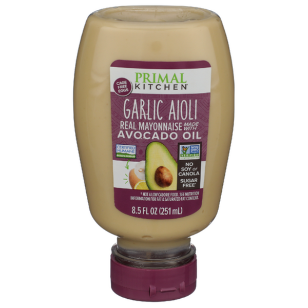 Primal Kitchen Garlic Aioli Mayonnaise With Avocado Oil