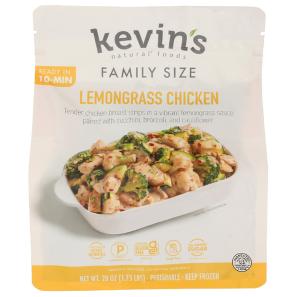 Kevin's Natural Foods Lemongrass Chicken - Family Size