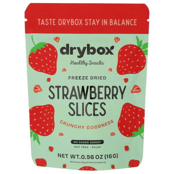 Drybox Healthy Snacks Strawberry Freeze Dried Slices
