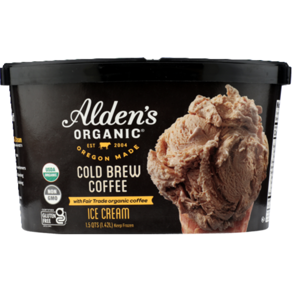 Alden's Organic Cold Brew Coffee Ice Cream