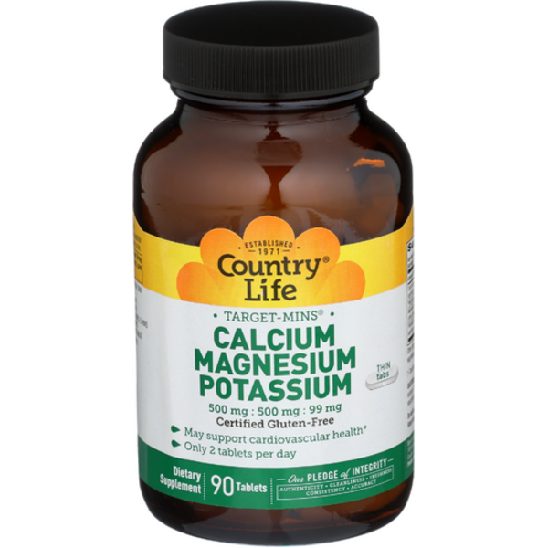 Country Life Calcium Magnesium Potassium Target Mins
