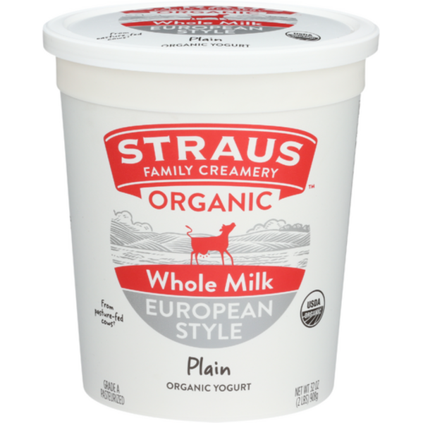 Straus Organic Plain Yogurt