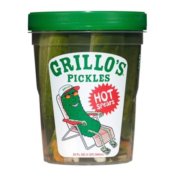 Grillo's Pickles Hot Pickle Spears