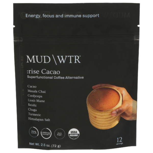 Mud Wtr Organic Cacao Superfuntional Coffee Alternative