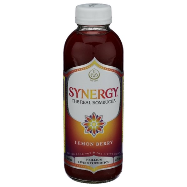 Gt's Living Foods Synergy Lemon Berry Kombucha