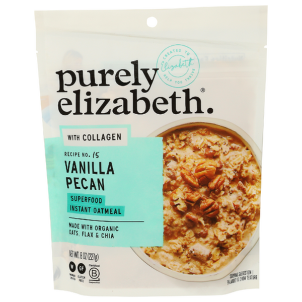 Purely Elizabeth Vanilla Pecan Collagen Protein Oats