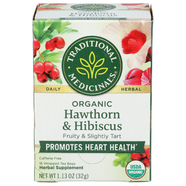 Traditional Medicinals Organic Hawthorn With Hibiscus Tea
