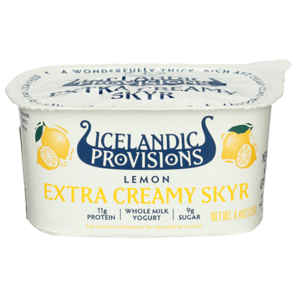Icelandic Provisions Lemon Extra Creamy Skyr Yogurt