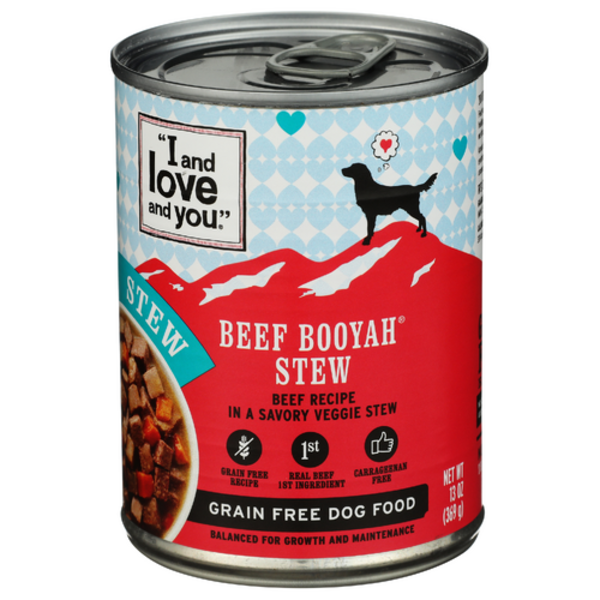 I And Love And You Beef Booyah Stew Wet Dog Food