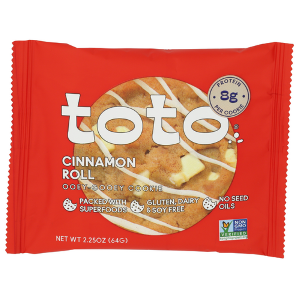 Toto Foods Co Cinnamon Roll Seed Oil Free Cookie