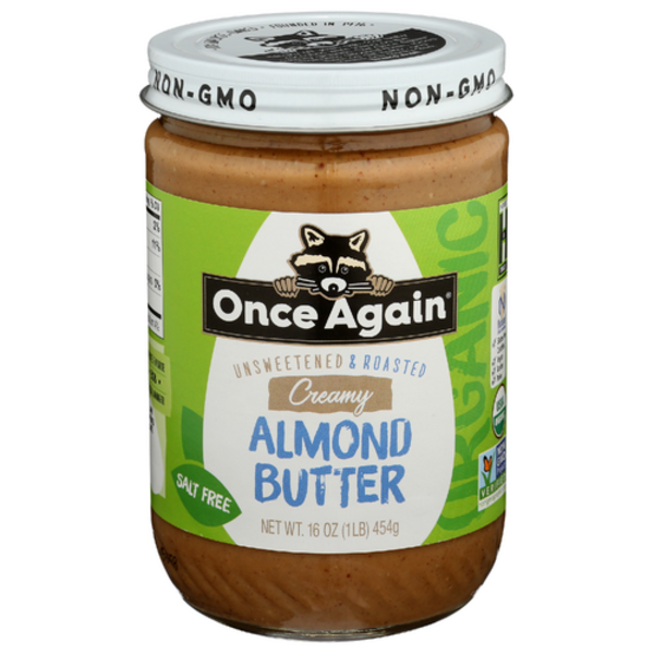 Once Again Unsweetened Roasted Creamy Almond Butter