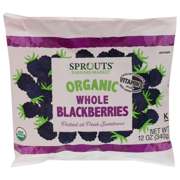 Sprouts Frozen Organic Blackberries