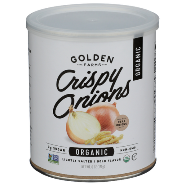 Golden Farms Organic Lightly Salted Crispy Onions