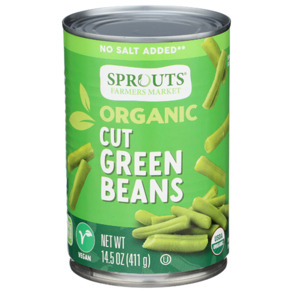 Sprouts Organic Cut Green Beans No Salt Added
