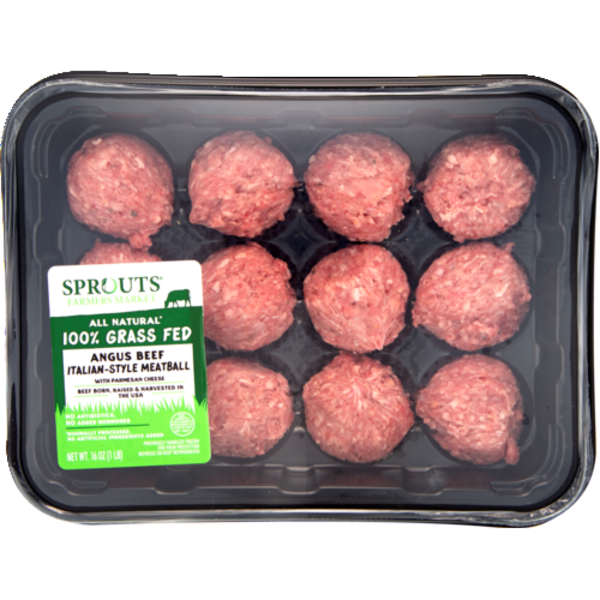 Sprouts 100% Grass-Fed Beef Italian Meatballs