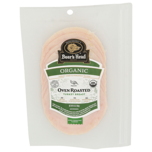 Boar's Head Brand Organic Oven Roasted Turkey Breast
