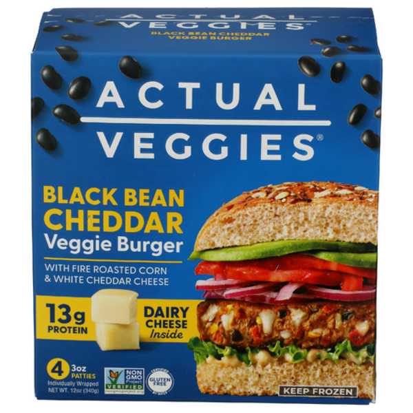 Actual Veggies Chipotle Cheddar Veggie Burgers