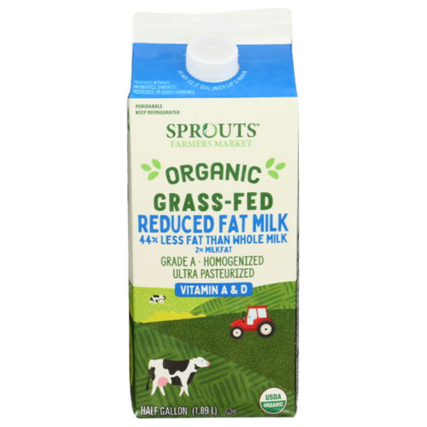 Sprouts Organic Grass-fed 2% Milk