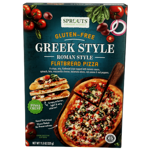 Sprouts Gluten-Free Greek Style Roman Style Flatbread Pizza