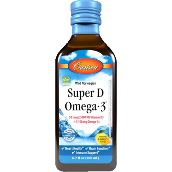 Carlson Labs Lemon Super D Omega 3