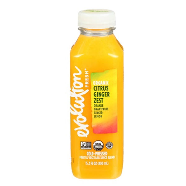 Evolution Fresh Organic Citrus Ginger Zest Cold Pressed Juice Blend