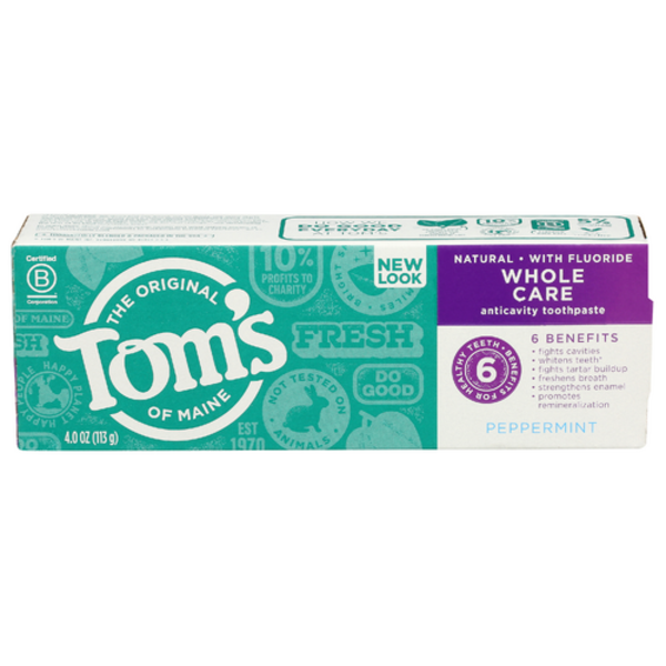 Tom's Of Maine Peppermint Whole Care Toothpaste