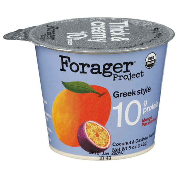Forager Project Organic Mango Passionfruit Greek Style Coconut & Cashew Yogurt Alternative