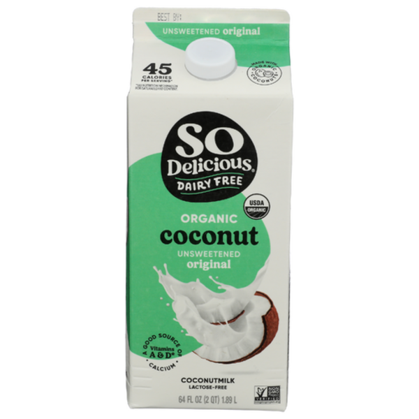 So Delicious Organic Unsweetened Coconut Milk