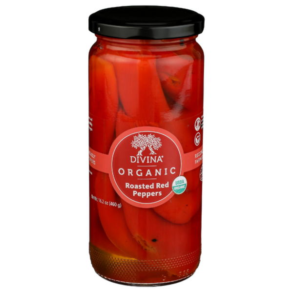 Divina Organic Roasted Red Peppers