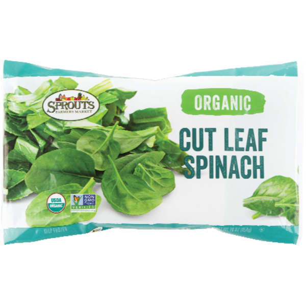 Sprouts Organic Cut Leaf Spinach