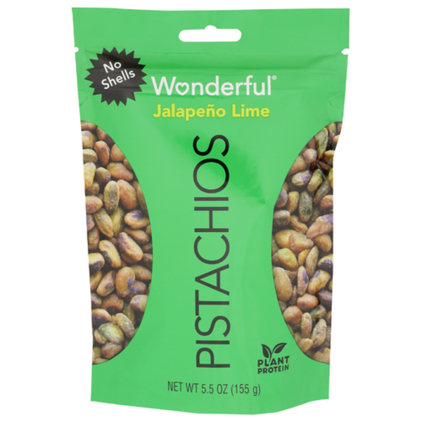Wonderful No Shells Jalapeno Lime Pistachios
