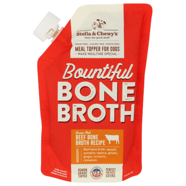 Stella And Chewys Grass-Fed Beef Bountiful Bone Broth Meal Topper For Dogs
