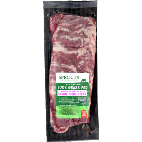 Sprouts 100% Angus Grass-Fed Beef Inside Skirt Steak
