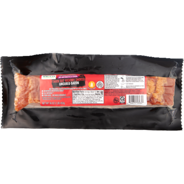 Sprouts Hickory Smoked Uncured Thick Cut Bacon