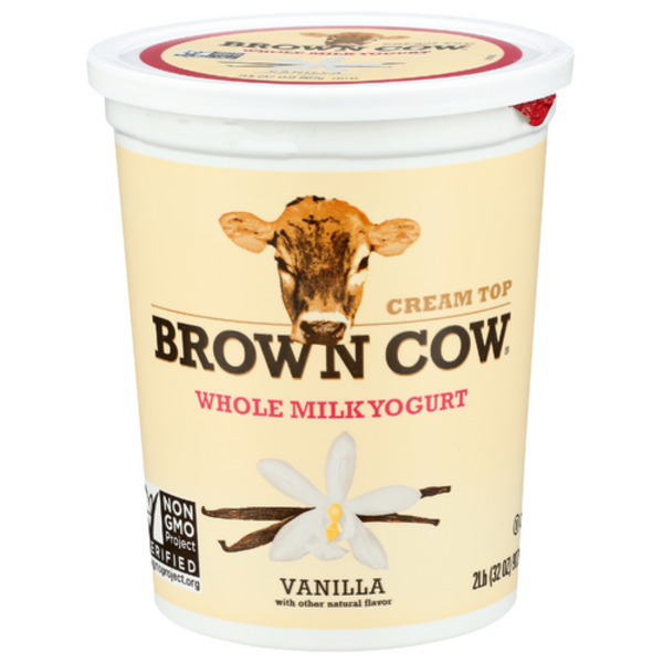 Brown Cow Vanilla Cream Top Yogurt