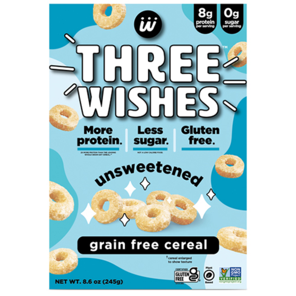 Three Wishes Unsweetened Grain Free Cereal