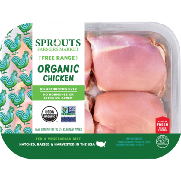 Sprouts Organic Boneless Chicken Thigh