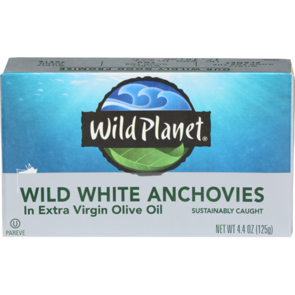 Wild Planet Wild White Anchovies In Extra Virgin Olive Oil